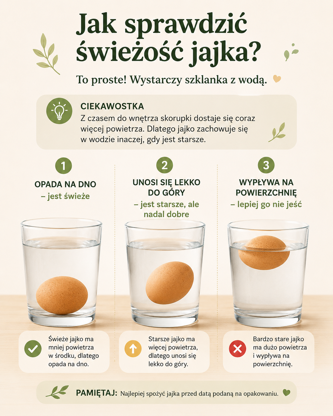 Świeżość Jaj