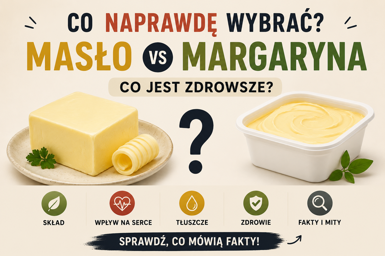 Masło czy margaryna – co zdrowsze?
